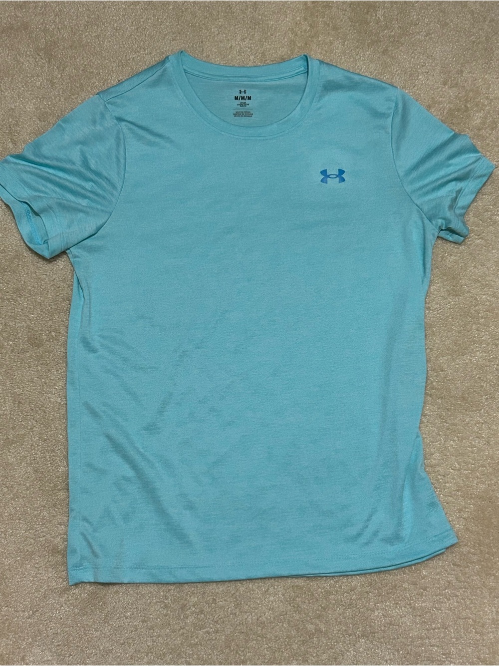 Under Armour Women’s Light Blue Short-Sleeve Tech Tee